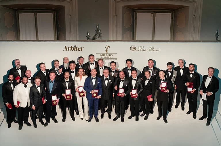 Tailors gathered at Milano su Misura 2025, hosted by Arbiter and Loro Piana