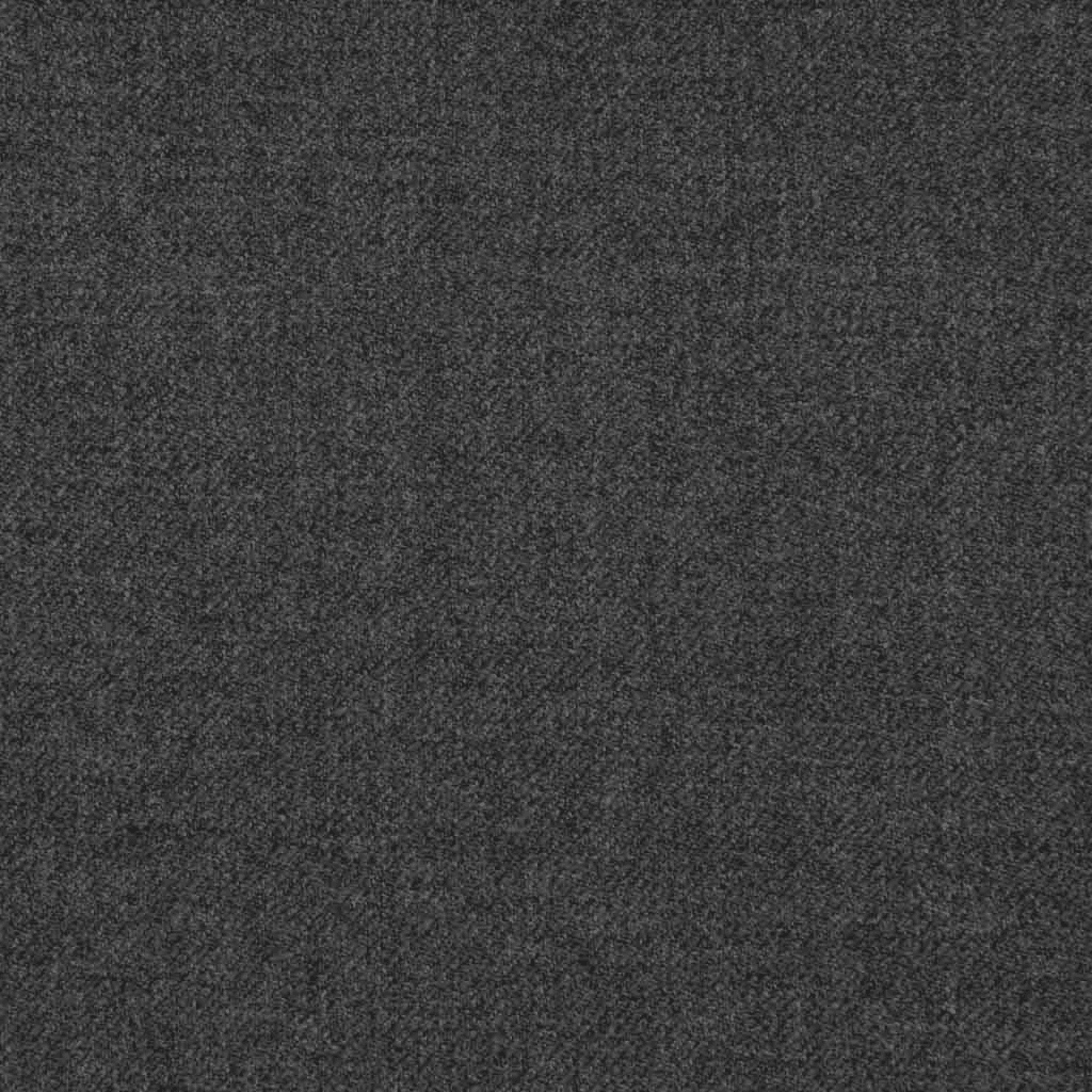 Close-up of the solid charcoal cloth with its subtle woven texture